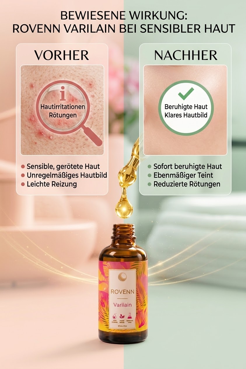 Rovenn Varilain – Pflegeserum nach der Gesichtshaarentfernung mit Cyperus Rotundus.